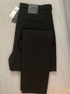 Banana Republic Men’s Black High-Rise Stretch Dress Pant